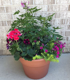 14 inch outdoor planter